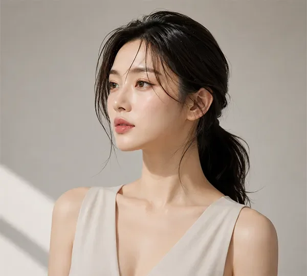 옆모습 곡선 INCISION 안내 이미지